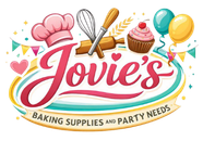 Jovie's Baking Supplies and Party Needs logo