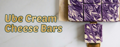Ube Cream Cheese Bars